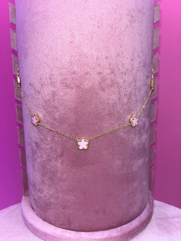 COLLANA CLEEF GOLD-PINK