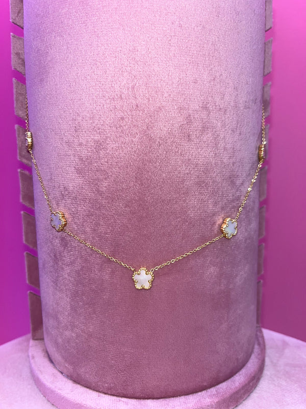 COLLANA CLEEF GOLD-WHITE